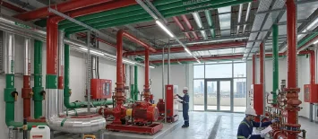 Fire fighting systems pipework